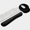 Set de Soporte para Muñecas de Espuma Viscoelástica para Mouse Pad y Teclado, Almohadilla para Muñecas Mecánica para Escritorio de Computadora, Antideslizante, Escritorio de Oficina