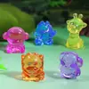 Seis Tipos de Juguetes de Plástico con Forma de Gema con Temática de Animales para Parques de Diversiones, Juguetes Educativos de Iluminación Infantil, Adornos de Bolsita Sorpresa