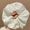 Dulce Liga para el Cabello Scrunchie para Mujeres, Satén de Alta Gama Estilo Coreano Versátil Cuerda para el Cabello, Suave Encaje Lunares Accesorio para el Cabello, Pañuelo Cuadrado para la Cabeza