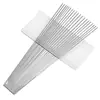 Brochetas de acero inoxidable, brochetas redondas, brochetas de hierro para barbacoa, brochetas de cordero, herramientas para barbacoa, accesorios para brochetas, agujas de barbacoa para el hogar