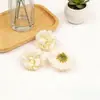 Cabezas de Flores Artificiales de Hortensia y Crisantemo para Manualidades Corona Hecha a Mano Accesorios para Tocados Pasadores Gorra de Graduación Decoración del Hogar Flores Falsas