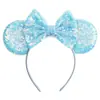 Diadema de Lazo con Lentejuelas Nueva Congelada Transfronteriza Diadema Temática de Frozen Accesorios para el Cabello de Niños