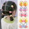 Elásticos Coloridos para Polegar de Cabelo Infantil, Alta Elasticidade, Elásticos de Cabelo Não Danificam, Xuxinhas de Cabelo para Meninas, Acessórios de Cabelo
