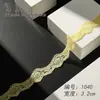 Encaje Ondulado de Diente de Perro Hecho a Mano DIY Accesorios para Ropa Decoración de Cortinas de Boda Suave y Amigable con la Piel Accesorios para el Cabello de Doble Cara