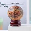 Bola de Cristal Cristalina Roxo Rosa Branco Amarelo Array Sete Estrelas Bola de Cristal Decoração de Mesa para Casa para Inauguração de Negócios, Inauguração de Casa e Atração de Riqueza, Vem com Base