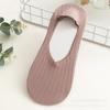 Calcetines Finos de Algodón para Mujer, Calcetines de Encaje de Corte Bajo, Calcetines Cortos Invisibles, Silicona Antideslizante, Estilo Veraniego Transpirable