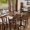 Café Retrô Americano Mesa e Cadeira de Madeira Maciça Combinação Padaria Sobremesa Loja de Chá com Leite Mesa Restaurante Ocidental Comercial Mesa Quadrada
