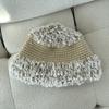 Gorro de lana de diseñador hecho a mano para niños, estilo coreano, para otoño e invierno, nuevo gorro de pescador de punto de felpa, gorro de lavabo moderno.