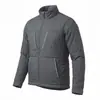 Chaqueta de algodón para hombre OEM personalizada con aislamiento 3M Thinsulate, cremallera YKK, diseño transpirable en las axilas, múltiples bolsillos y disponible impresión de logotipo basada en su diseño o muestra