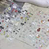 Pegatinas Estéreo en Relieve para Uñas Ins Corazón Perro Lindo Gato Lindo Patrón DIY Estilo Japonés Dibujos Animados 3D En Stock