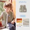 Chaleco de felpa jellybaby para niñas, chaqueta de algodón para niños en otoño, ropa de bebé de 5 años, conjunto cálido de invierno, chaleco para niños