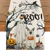 Amazon Runner de Mesa Estampado Runner de Mesa de Halloween Estilo Europeo Lujo Ligero Calabaza Mantel Festivo Mantel para Mesa de TV Amazon