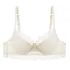 Venta Caliente de Comercio Exterior Sexy Conjunto de Lencería Francesa para Mujeres, Busto Grande, Hace que el Busto Parezca Más Pequeño, Lencería Anticaída, Conjunto de Sujetador de Encaje Fino Copa Pura Deseo