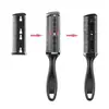 Peine de Corte de Cabello de Doble Cara con Cuchillas de Acero Inoxidable/Cuchillo Adelgazador de Cabello/Herramienta Adelgazadora de Cabello/Peine Adelgazador de Cabello