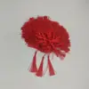 Festival del Bote del Dragón de Mitad de Otoño Linterna de Flores Tejido de Bambú Linterna de Plástico Poste Estilo Antiguo Borla Colgante Pabellón de Conejo Señal Colgante Poste de Hierro Accesorios Festival de Primavera