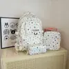 Mochila Estilo Coreano Nova para o Trabalho Menina Fofa Estrela Grande Capacidade Feminina Casual para Passeio Mochila Escolar para Aluno do Ensino Médio