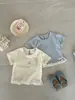Conjunto de Pantalones Anti-Mosquitos para Bebé Nuevo 2026 Verano Dibujos Animados Camiseta de Manga Corta y Pantalones Largos Conjunto de Dos Piezas para Bebés Niñas