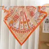 Novo lenço quadrado vintage paisley 90cm mais vendido, lenço de seda artificial, lenço fino color-blocking para a cabeça, lenço versátil, xale decorativo