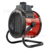 Aquecedor industrial de 2 kW 220 V aquecedor elétrico doméstico pequeno aquecedor aquecedor elétrico de quarto banheiro pequena pistola de aço