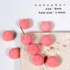 Pulseira de Colar de Pulseira de Contas Prensadas Rosa Coral Gato Garra de Morango Doce Estrela do Mar Concha Rosa