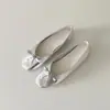Temporada de Primer Encuentro~ Zapatos Planos tipo Bailarina con Punta Redonda y Lazo Francés para Mujer, Mocasines Planos Mary Jane Elegantes