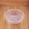 Bacia plástica pequena transparente bacia de lavar para crianças bebês espessada bacia de beleza bacia para presente de atividade pequena bacia de lavar legumes atacado