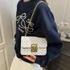 Bolso Pequeño Cuadrado Transfronterizo Versión Coreana Estampado Retro Gran Capacidad Moderno para Viajes Nuevo de Moda Hombro Único Cruzado