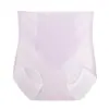 Calcinha ultrafina de algodão sem costura, cintura alta, barriga, calcinha plus size, roupa íntima fina para mulheres