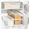 Caixa de Armazenamento de Macarrão Retangular Plástico Geladeira Cozinha Caixa Selada de Grau Alimentício Caixa Conservadora de Frescor com Tampa Caixa de Armazenamento de Grãos