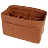 Bolsa de fieltro al por mayor de fábrica con múltiples bolsillos para mujer, bolsa de almacenamiento de fieltro, se puede imprimir LOGOTIPO