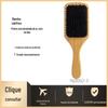 Ailimia 159 placa generosa cerdas bambu ar almofada massagem pente cabeleireiro meninas cabelo liso cabelo encaracolado pente cabelo liso