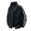 Chaqueta casual suelta versátil de estilo americano para hombre con cuello alto, nueva y moderna prenda de abrigo para hombre