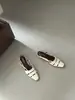 Sandalias Romanas Cuadradas Huecas de Diseño Retro Francés de Nicho para Mujer 2026 Verano Zapatos de Tacón Grueso