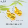 Acessórios de Cobre Banhados a Ouro 24K para Artesanato DIY, Mesmo Estilo dos Usados em Lojas de Ouro, Apresentando Designs de Cachorro Deitado e Panda Banhados a Ouro