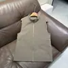 Alternativa asequible a 599, chaleco softshell de doble capa para exteriores de otoño e invierno, chaleco chaqueta de algodón de doble capa profesional para exteriores para hombre
