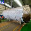 Tanque de armazenamento grande de aço inoxidável para óleo de soja óleo de amendoim tanque de transporte horizontal comercial para leite fresco leite de cabra tanque de vinho de aço branco
