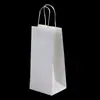 Bolsa de tote de papel kraft más vendida transfronteriza para empaque de regalos, bolsa de empaque para repostería y postres, bolsa de papel para llevar bebidas de té de leche