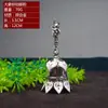 Campana metálica creativa, diseños de elefante, pavo real, vajra y forma de campana, adecuada para bares y restaurantes, utilizada para servir comida, moderna y artística, también adecuada para personas mayores