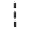 Cadena de Lluvia de Tubo de Bambú de Acero Inoxidable para Patio de Villa Cadena Guía de Agua para Aleros Japoneses Cadena de Lluvia de Drenaje para Casa de Huéspedes Bajante de Canalón
