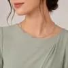 Joias de moda transfronteiriças europeias e americanas corrente de contas geométricas personalizadas corrente clavicular feminina simples empilhada requintada colar tipo clipe de papel