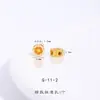 Color Fuerte que Conserva Arena Dorada Accesorios DIY Cornucopia Estrella de Ocho Puntas Palabra de Bendición Calabaza Agujero Pasante Pulsera Collar Cuentas Espaciadoras para Mujeres