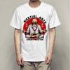 Camiseta Exportação 2025 Sun Wukong Imortal Tartaruga Série de Anime Coleção Estampada Gola Redonda Manga Curta