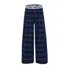 Pantalones Casuales de Pierna Ancha a Cuadros Retro Americano Nuevos Primavera 2026 para Mujer Sueltos Adelgazantes Versátiles Largos Envío Directo de Fábrica