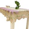 Mantel para Mesa de Centro de Venta Caliente Transfronterizo 2025 Nuevo Estilo Sala de Estar Tela de Encaje Lujo Ligero Europeo Mantel para Gabinete Mesa Nórdica