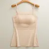 1832 # Camisola Grossa Forrada com Fleece Outono/Inverno, Não Precisa Usar Sutiã, Colete Térmico, Estilo Tomara que Caia com Renda, Pode Ser Usado por Fora