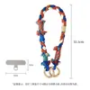 Cordón para Teléfono Móvil Estilo Chino Original Cuerda de Color Tibetano Tejida a Mano Cuerda de Muñeca de Alta Calidad Cadena Portátil Anti-Pérdida para Teléfono Móvil