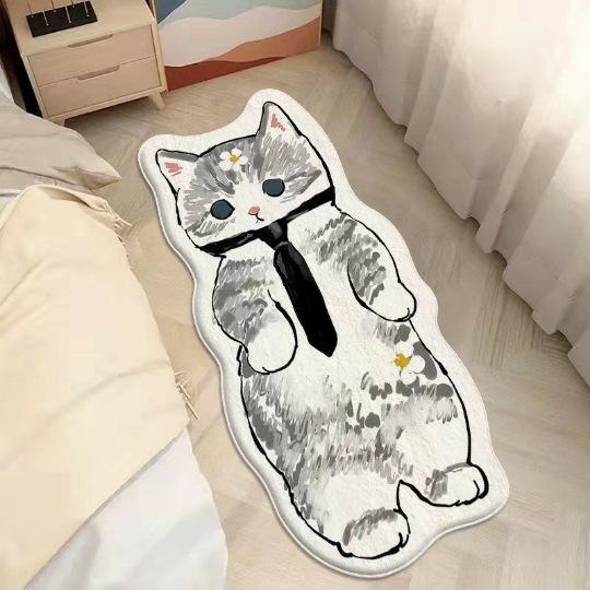 复制_卡通猫咪仿羊绒地毯可爱客厅卧室床边毯儿童.jpg