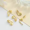 Convertidor de Clip para Oreja Anti-Deslizante Forma de Ola Gota de Agua para Orejas sin Perforar Accesorios de Joyería DIY