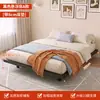 Estructura de Cama de Hierro Colgante Sin Cabecero Estructura de Cama Colgante Base de Listones Habitación de Alquiler en Casa Dormitorio Cama de Arte en Hierro Cama Individual Doble