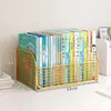 Estantería Pequeña Junto al Escritorio Estante Móvil de Piso Almacenamiento de Libros de Escritorio Mesa para Libros Estantería de Hierro Forjado para Ventana Abuhardillada para Niños